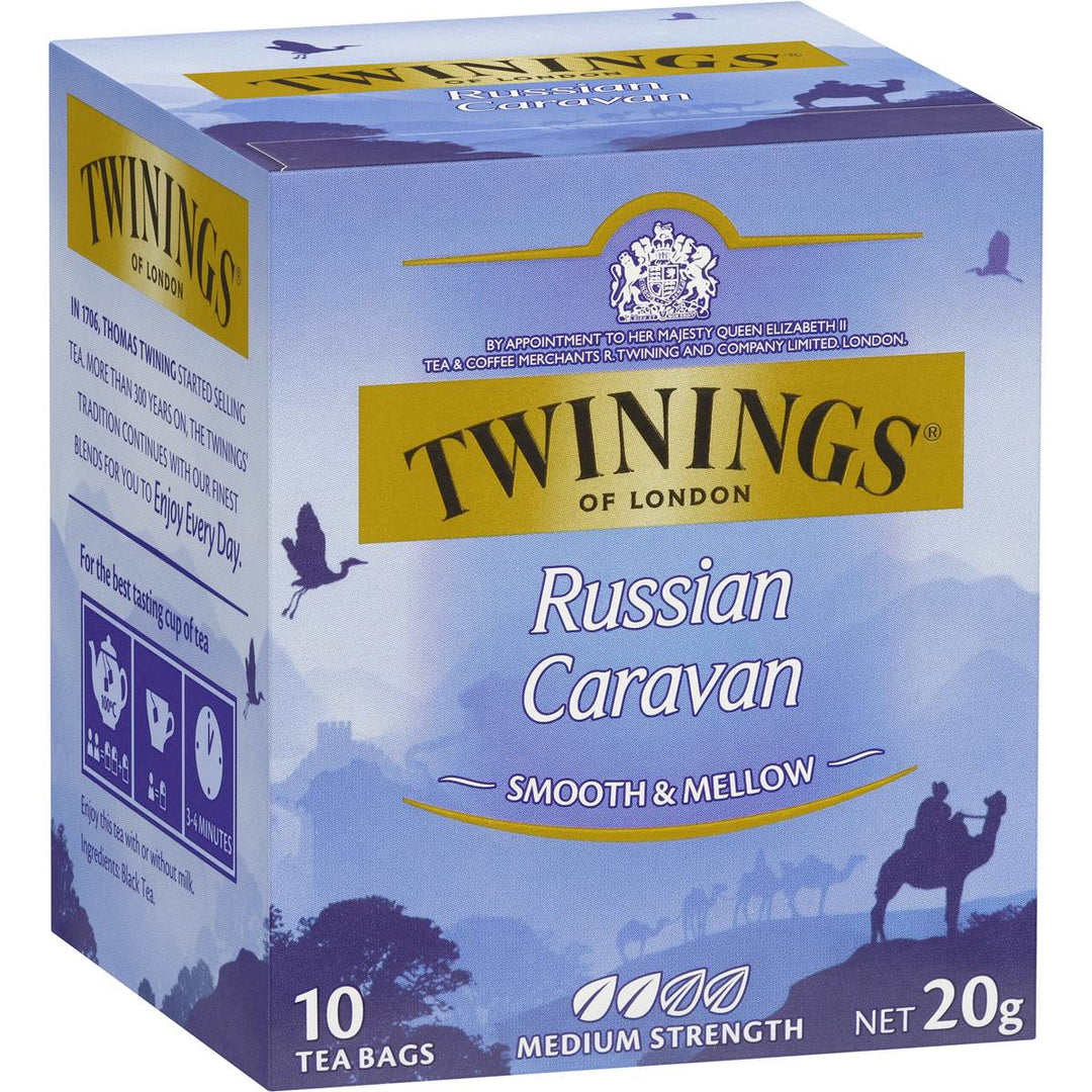 Twinings Russian Caravan Tea Bags 10 Pack | 澳洲代購