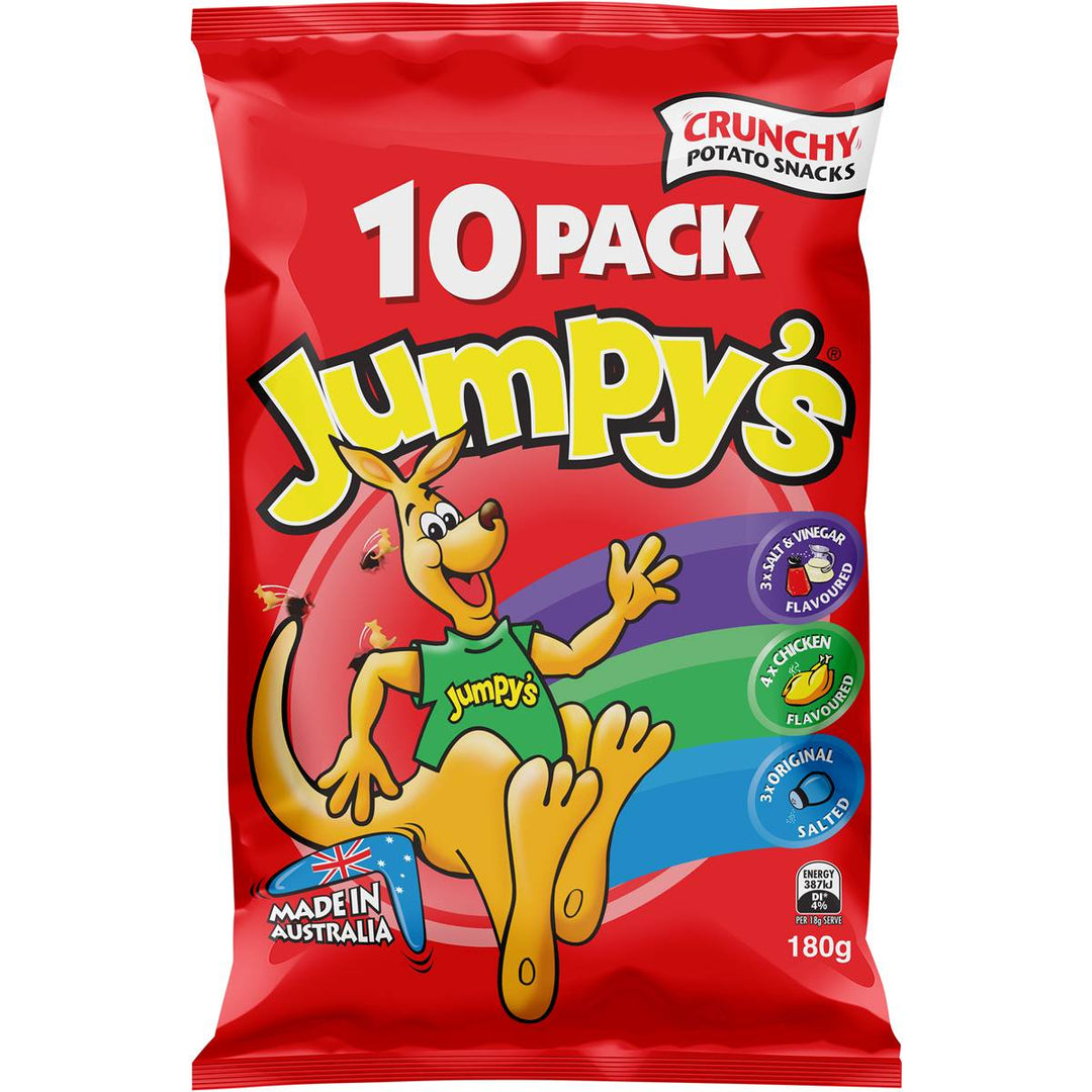 Jumpy's Variety Multi Pack Chips 10pack 袋鼠餅歡樂包