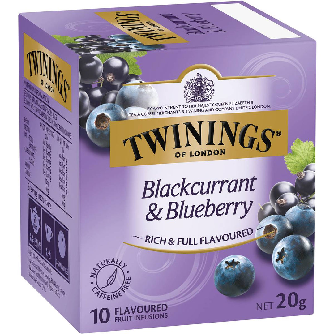 Twinings Blackcurrant & Blueberry Tea Bags 10 Pack | 澳洲代購