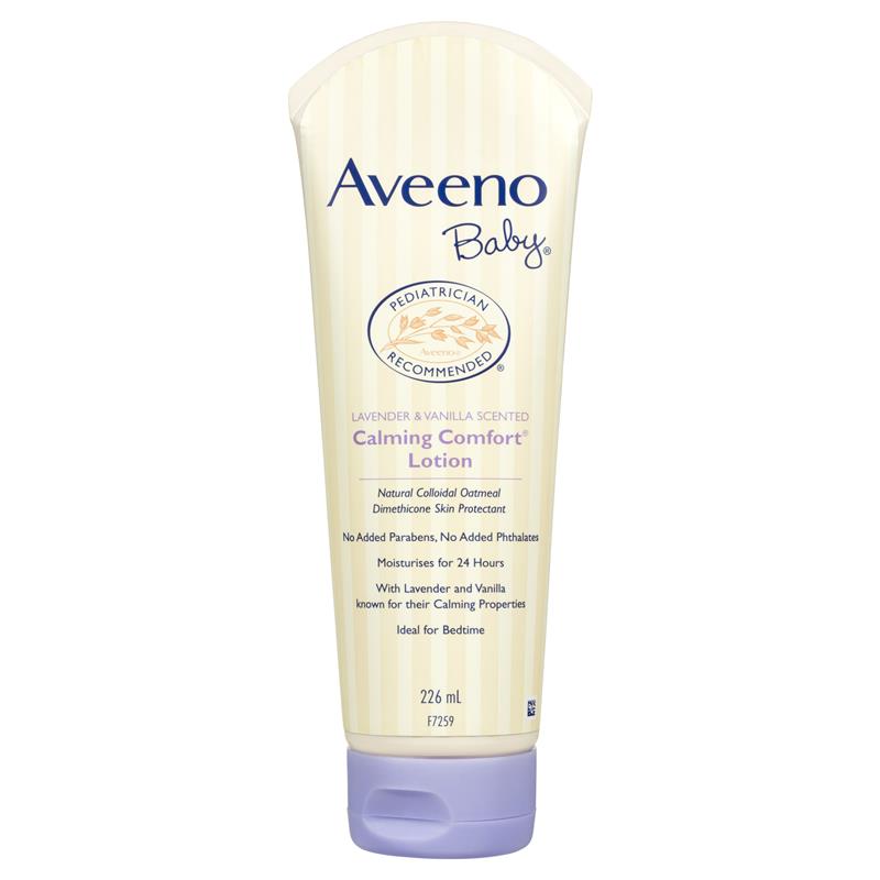 Aveeno Baby Calming Comfort Lavender & Vanilla Scented Moisturising Lotion 226mL | 澳洲代購 | 空運到港