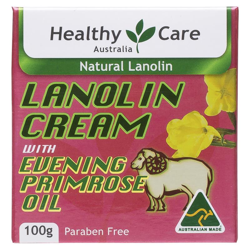 Healthy Care Lanolin Cream With Evening Primrose Oil 100g | 澳洲代購 | 空運到港
