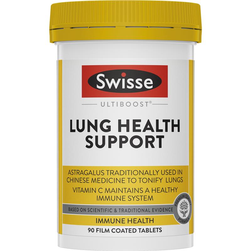Swisse Ultiboost Lung Health Support 90 Tablets | 澳洲代購 | 空運到港