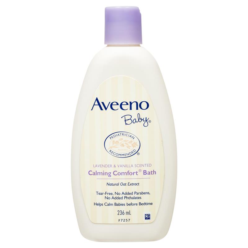 Aveeno Baby Calming Comfort Lavender & Vanilla Scented Bath 236mL | 澳洲代購 | 空運到港
