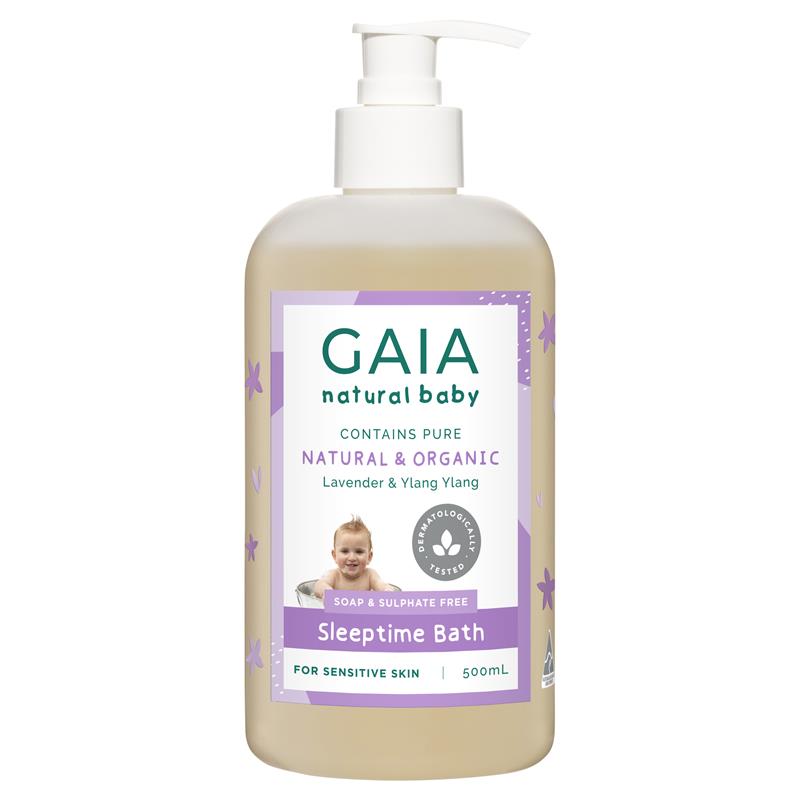 Gaia Natural Baby Sleeptime Bath Wash 500ml | 澳洲代購 | 空運到港