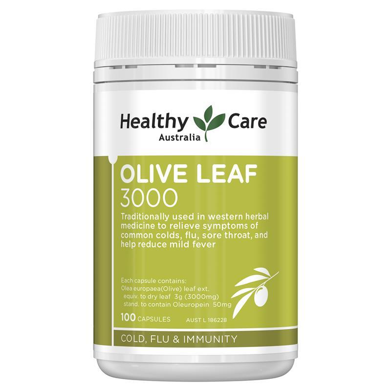 Healthy Care Olive Leaf Extract 3000mg 100 Capsules | 澳洲代購 | 空運到港