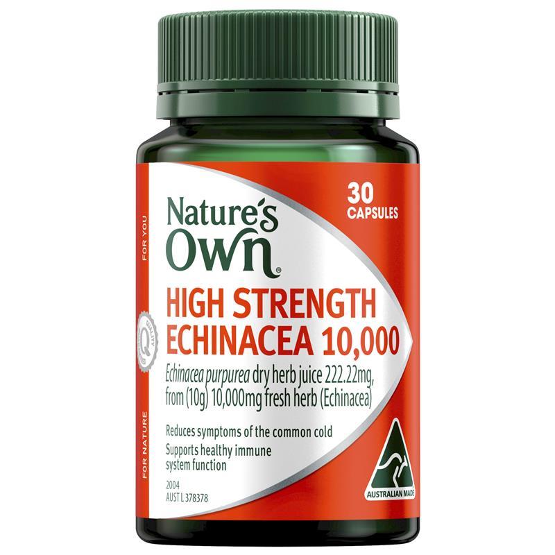 Nature's Own High Strength Echinacea 10,000mg 30 Tablets | 澳洲代購 | 空運到港