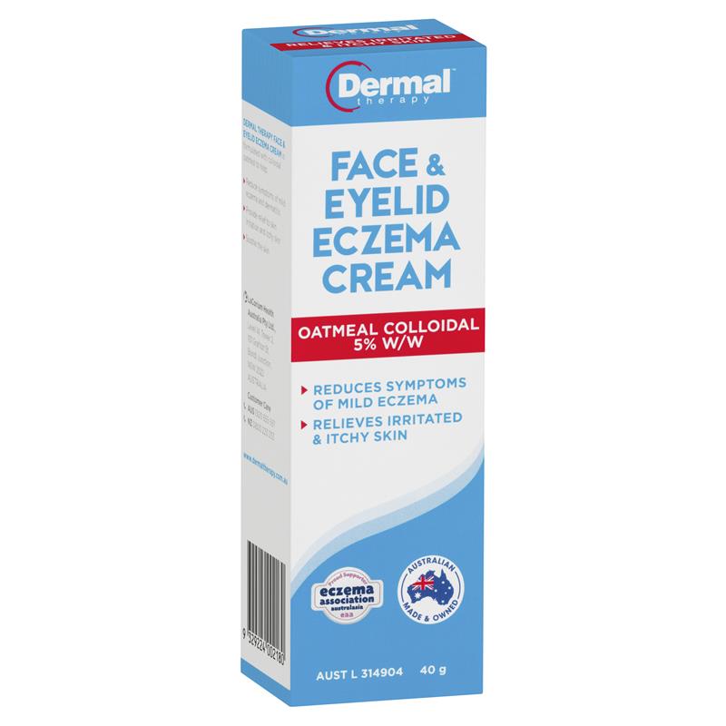 Face & Eyelid Eczema Cream 40g | Dermal Therapy