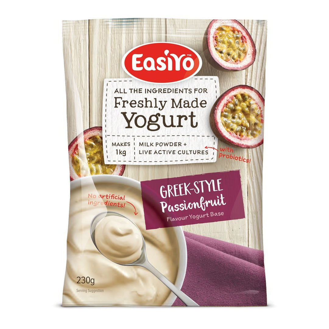 EasiYo Yogurt Base: Greek-Style - Passionfruit
