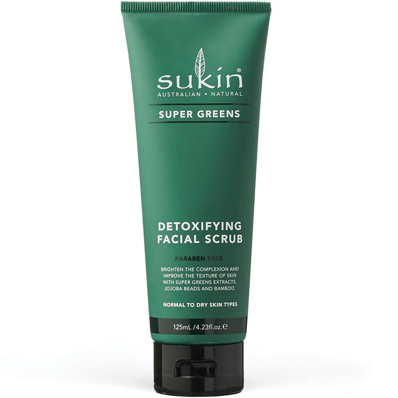 Sukin Super Greens Detoxifying Facial Scrub 125ml | Sukin