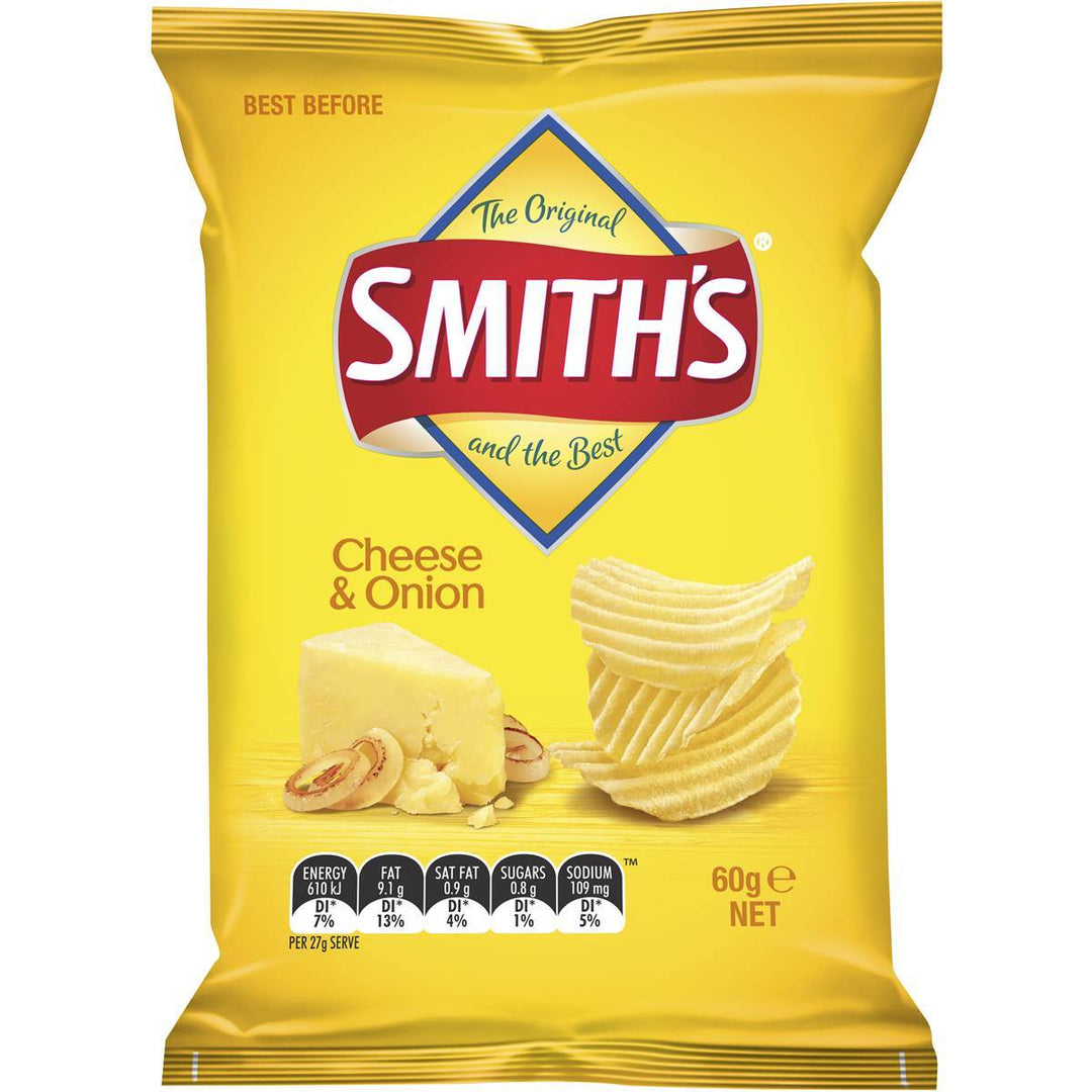 Crinkle Cut Cheese & Onion Potato Chips | Smith's