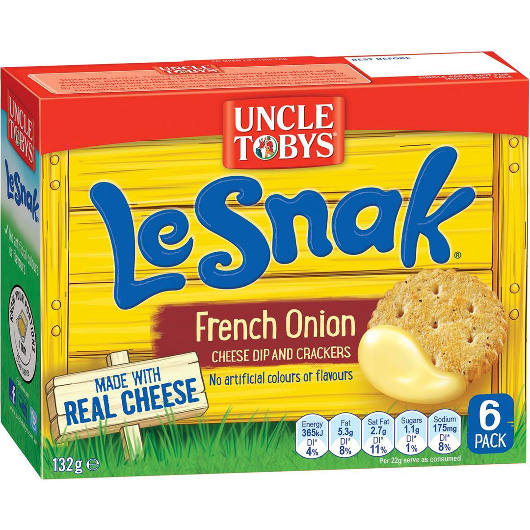 Uncle Tobys: Le Snak芝士餅 - French Onion | Uncle Tobys