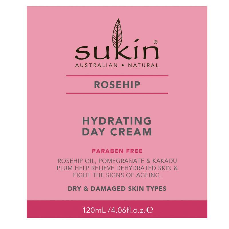 Sukin Rosehip Hydrating Day Cream 120ml | Sukin