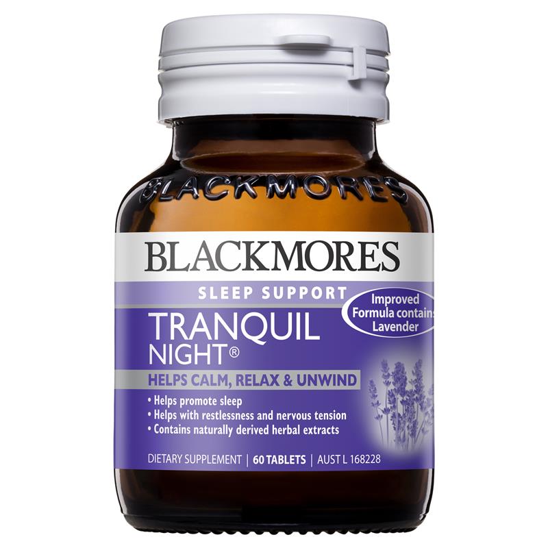 Blackmores Tranquil Night 60 Tablets | Blackmores