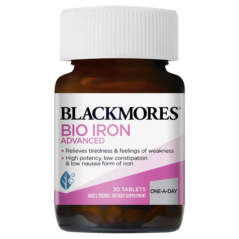 Blackmores Bio Iron Advanced 30 Tablets | Blackmores