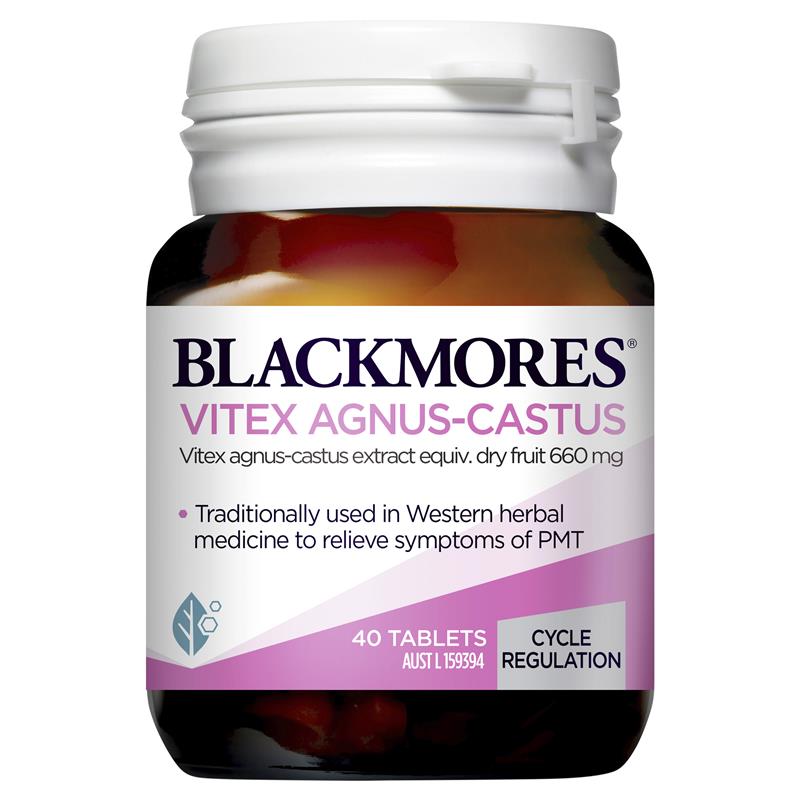 Blackmores Vitex Angus Castus 40 Tablets | Blackmores