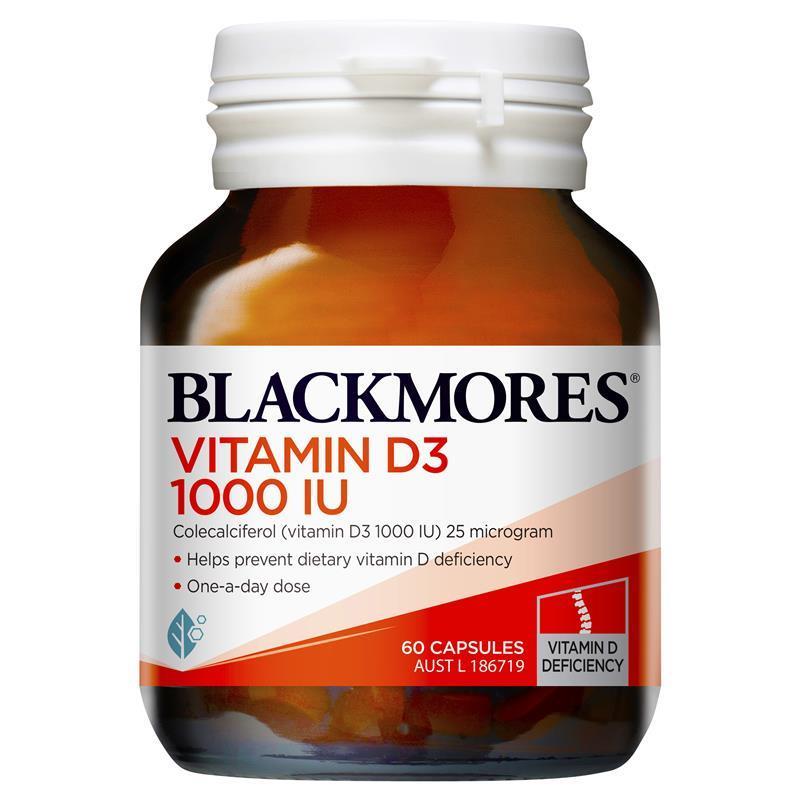 Blackmores Vitamin D3 1000IU 60 Capsules | Blackmores