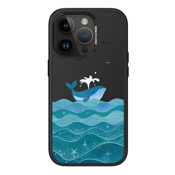 彩繪手機殼 - 海洋生物藍鯨 | 惡魔防摔殼 PRO