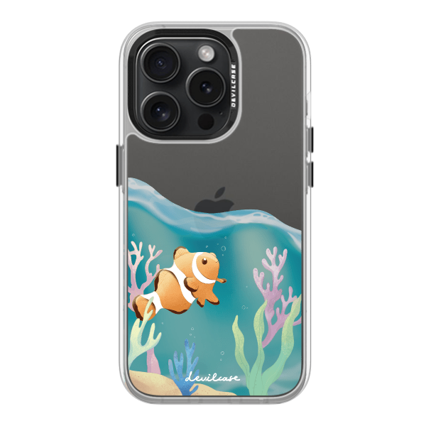 彩繪手機殼 - 小丑魚 | 惡魔防摔殼(標準版): 透明