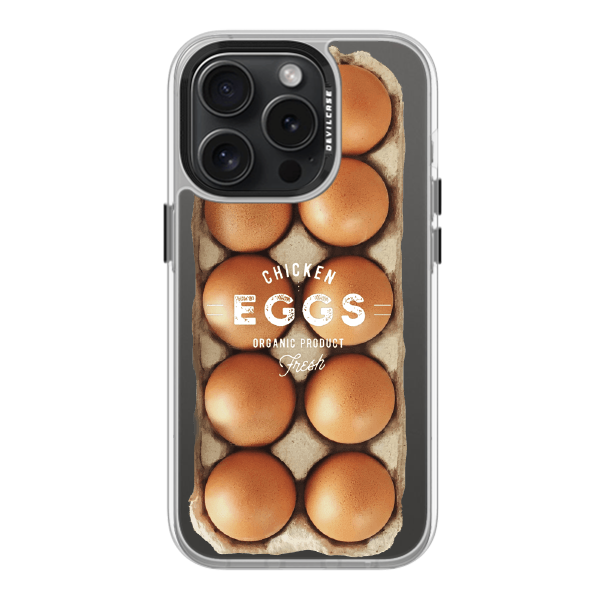 彩繪手機殼 - 雞蛋 | 惡魔防摔殼(標準版): 透明