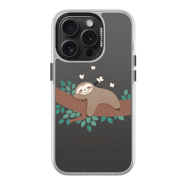 彩繪手機殼 - 懶懶樹懶 | 惡魔防摔殼(標準版): 透明
