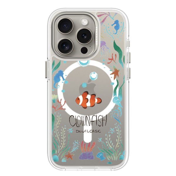 彩繪手機殼 - 海洋生物小丑魚 | 惡魔防摔殼(磁吸版)