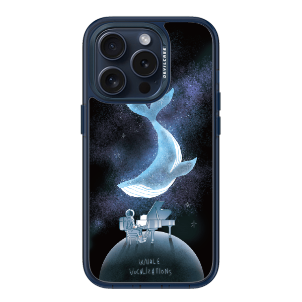 彩繪手機殼 - 銀河藍鯨 | 惡魔防摔殼(標準版): 透海藍