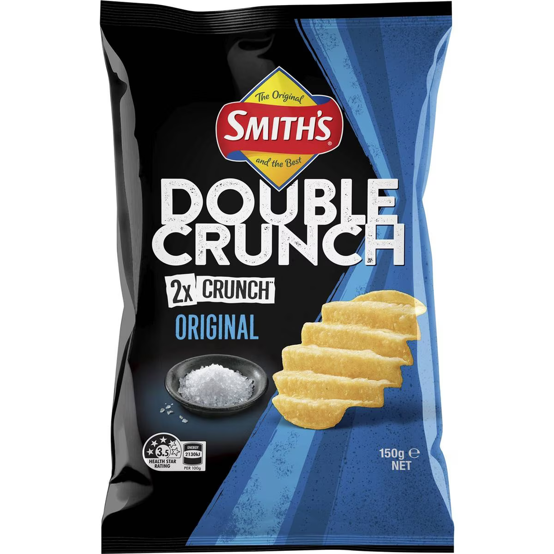 Smith's Double Crunch Potato Chips Original