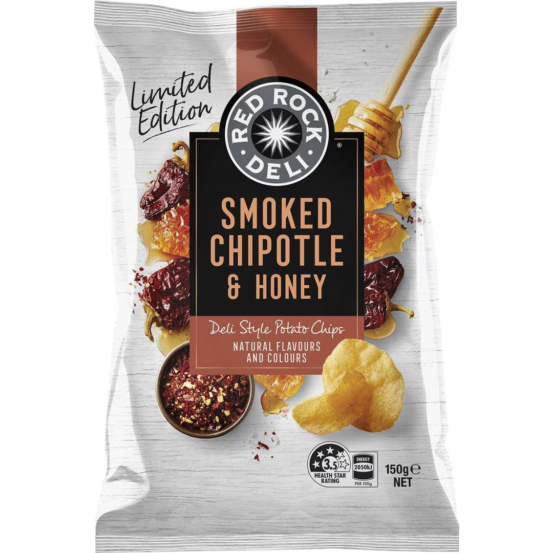 Red Rock Deli Potato Chips - Classic: Smoked Chipotle & Honey (Limited Edition)