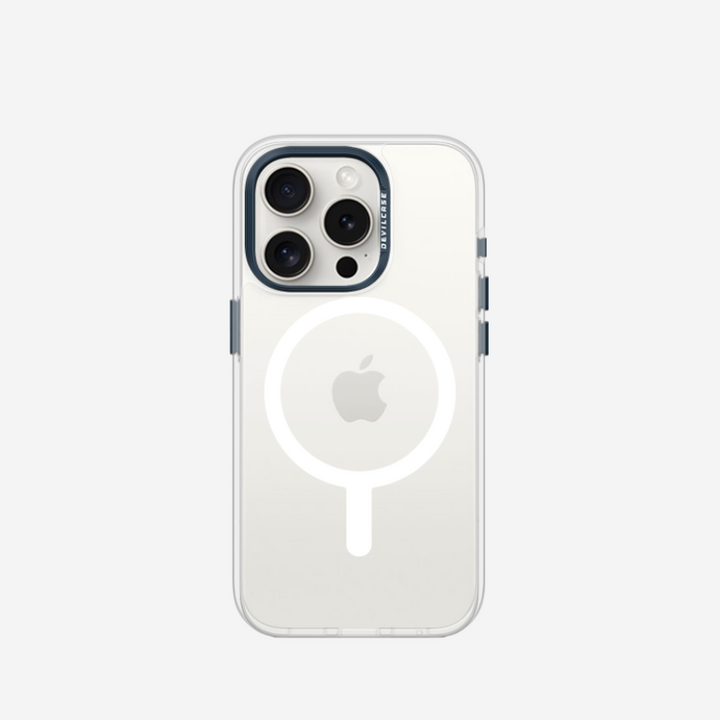 惡魔防摔殼(標準磁吸版): 透明 - iPhone 15 Pro