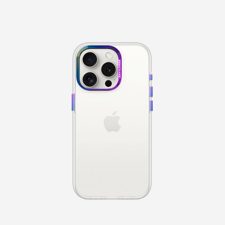 惡魔防摔殼(標準版): 透明(霧面背板) - iPhone 15 Pro