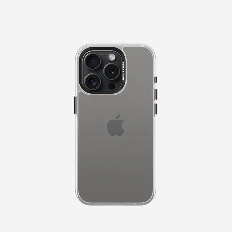 惡魔防摔殼(標準版): 透明(霧面背板) - iPhone 15 Pro