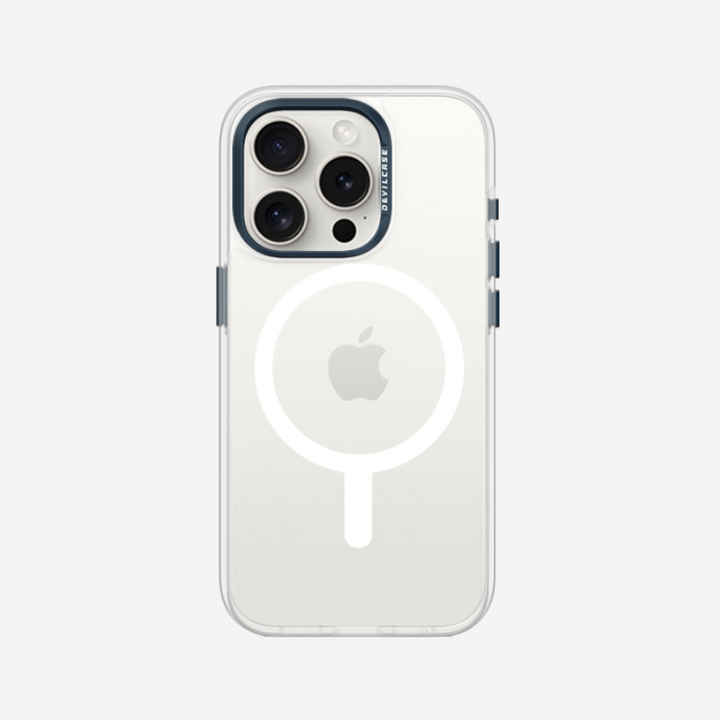 惡魔防摔殼(標準磁吸版): 透明 - iPhone 15 Pro Max