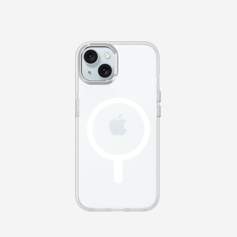 惡魔防摔殼(標準磁吸版): 透明 - iPhone 15