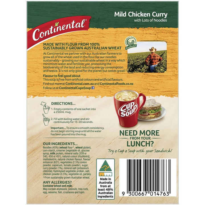 Continental Cup A Soup: Mild Chicken Curry With Lots Of Noodles | Continental