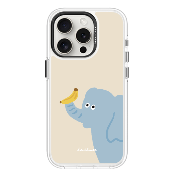 彩繪手機殼 - 吃香蕉的大象 | 惡魔防摔殼(標準版)