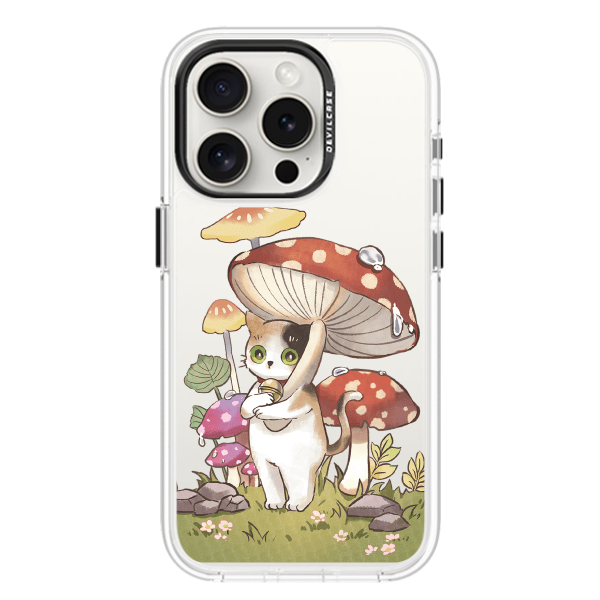 彩繪手機殼 - 蘑菇貓貓 | 惡魔防摔殼(標準版)