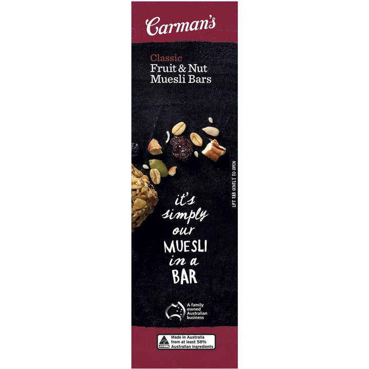 Carman's Muesli Bars: Classic Fruits & Nuts (12 Bars) | Carman's Kitchen