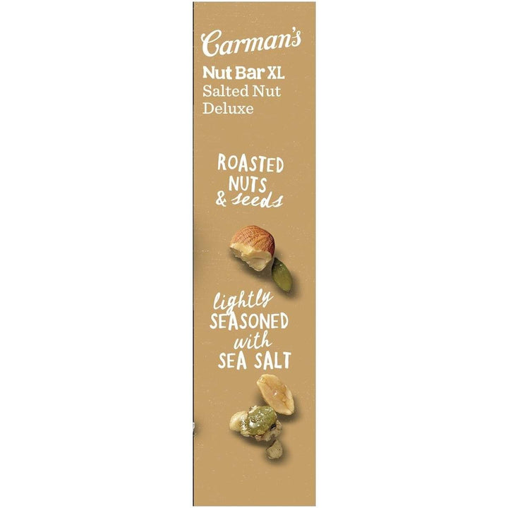 Carman's Nut Bars XL: Salted Nut Deluxe (4 Bars) | Carman's Kitchen