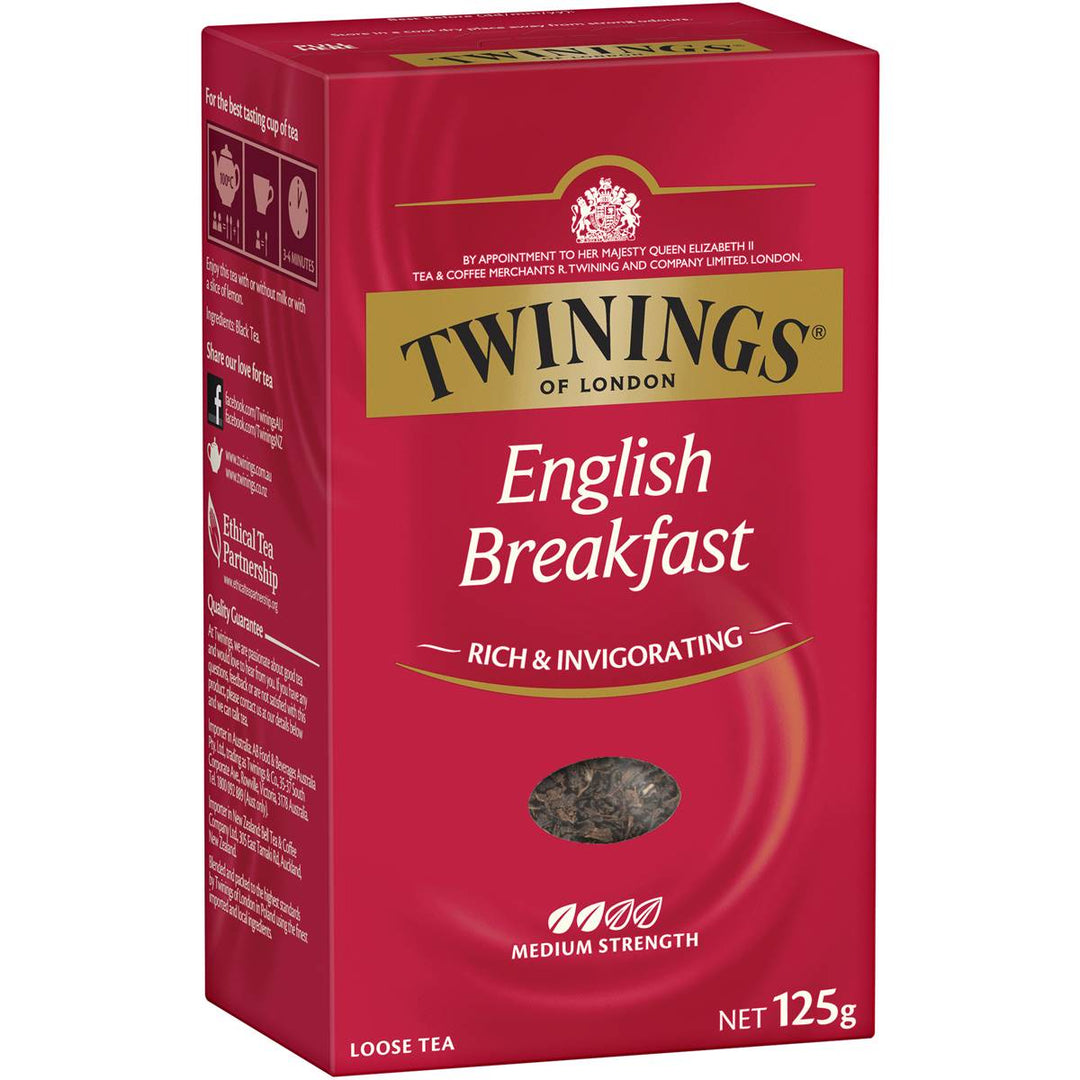 Twinings English Breakfast Loose Leaf Tea 125g | 澳洲代購