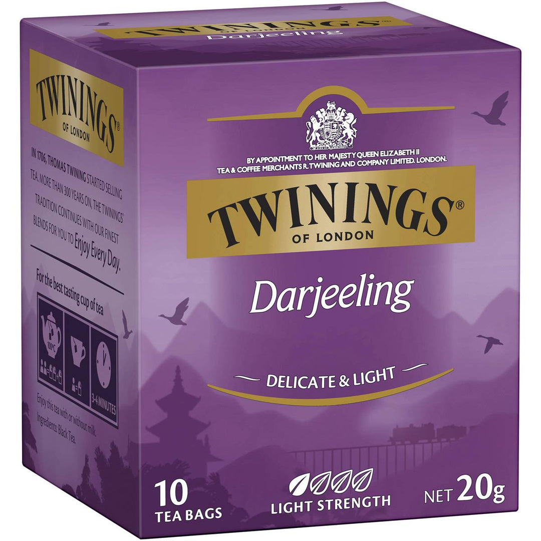 Twinings Darjeeling Tea Bags 10 Pack | 澳洲代購