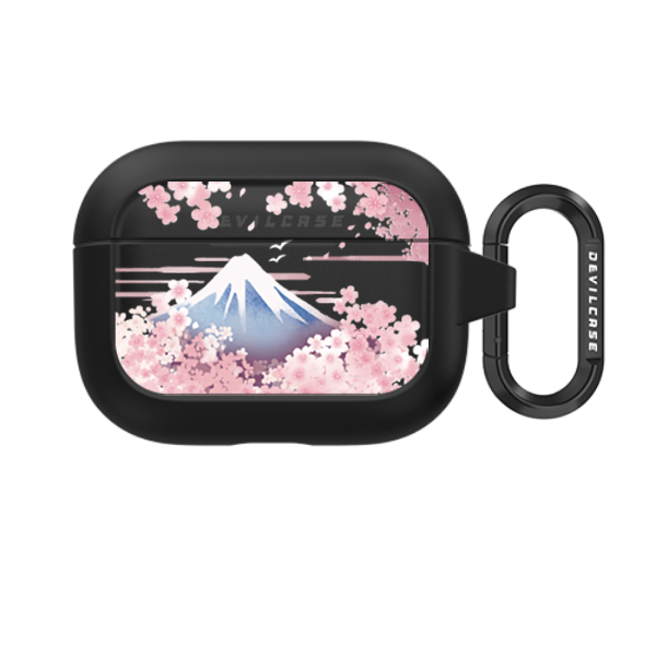 彩繪保護殼 - 粉櫻富士山