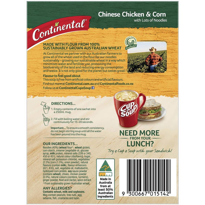 Continental Cup A Soup: Chinese Chicken & Corn With Lots Of Noodles | Continental