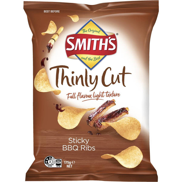 Thinly Cut Sticky Bbq Ribs Chips | Smith's