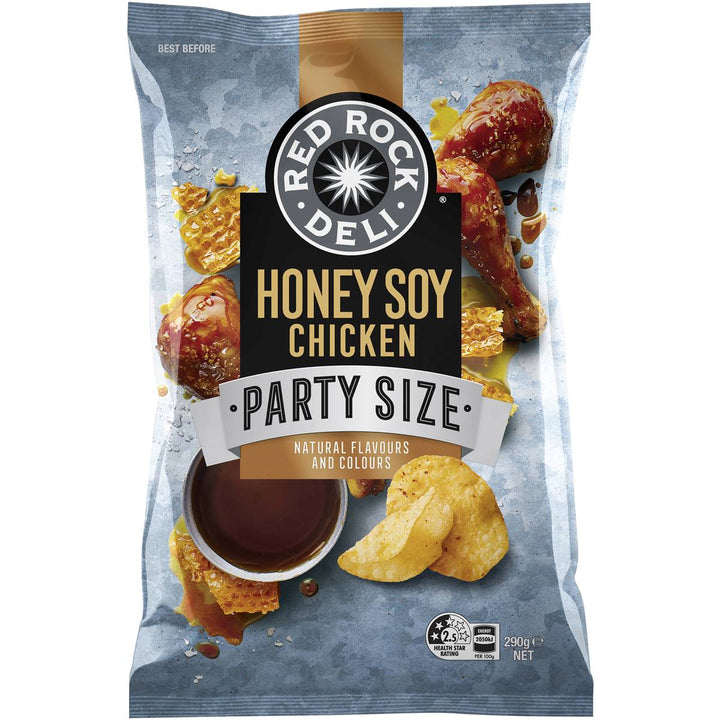 Red Rock Deli Potato Chips: Classic - Honey Soy Chicken
