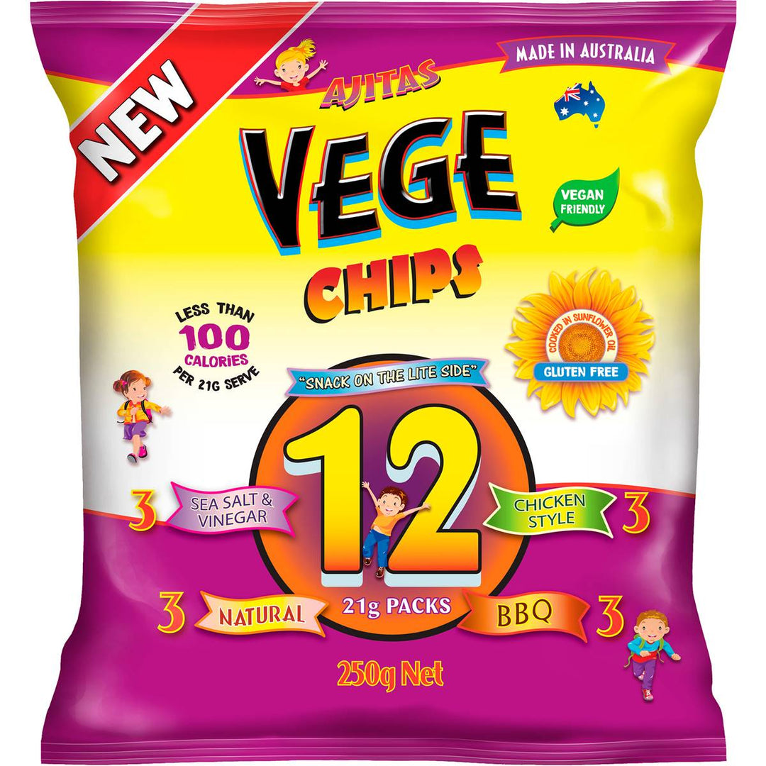 Vege Chips Multi 12 Pack 250g