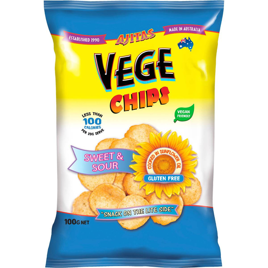 Vege Chips Sweet & Sour 100g