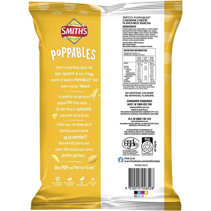 Poppables Cheddar Cheese | Smith's