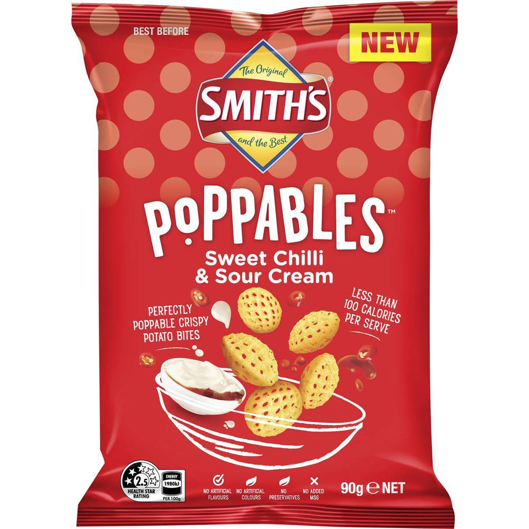 Poppables Sweet Chilli & Sour Cream | Smith's