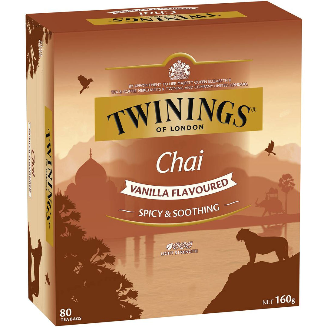 Twinings Chai Vanilla Tea Bags 80 Pack | 澳洲代購
