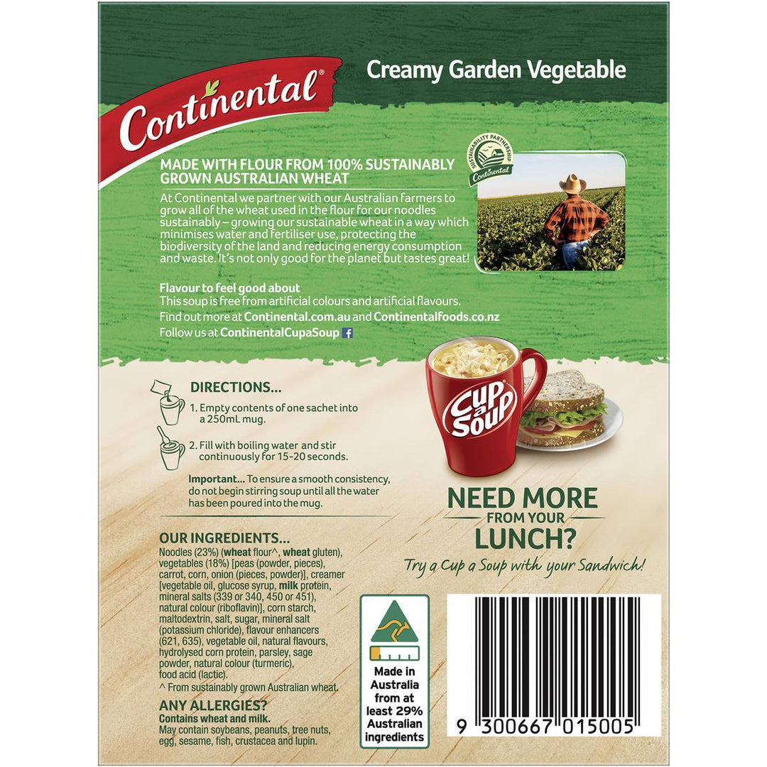 Continental Cup A Soup: Creamy Garden Vegetable | Continental